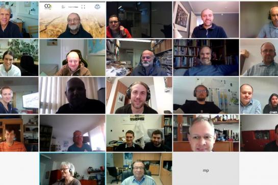 THE SECOND PROJECT MEETING took place online